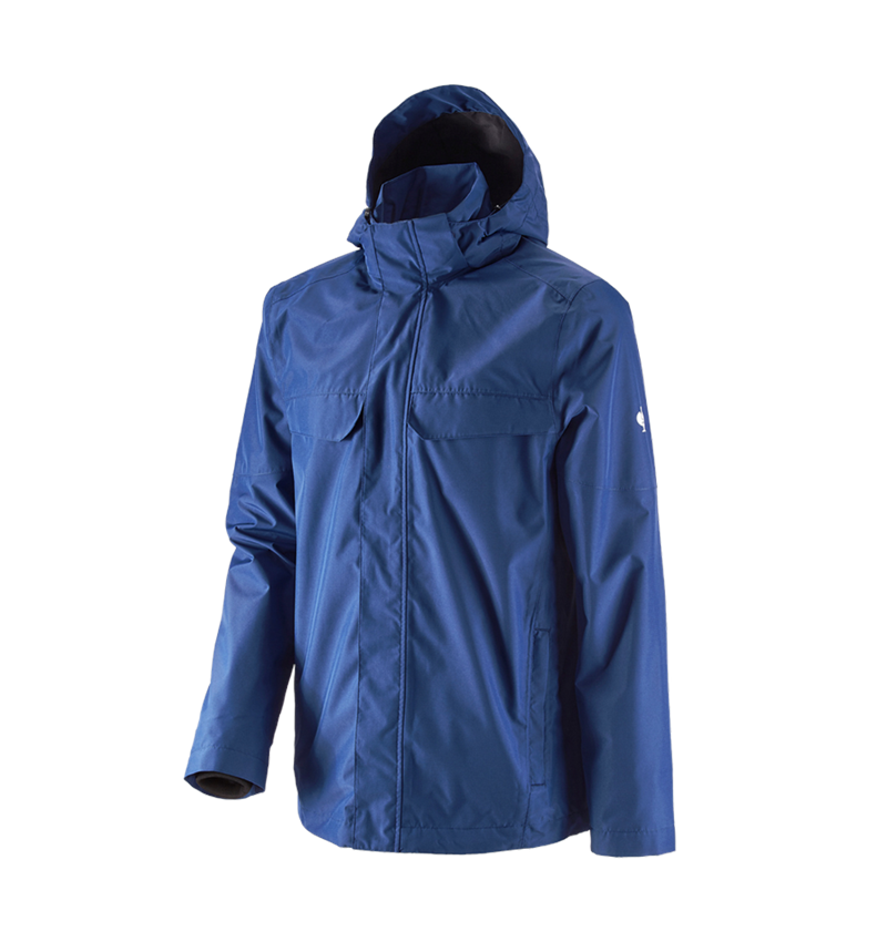 Work Jackets: Rain jacket e.s.concrete + alkaliblue 2