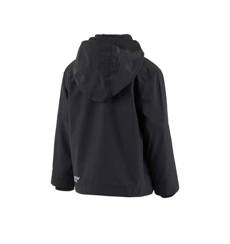 Jackets: Rain jacket e.s.concrete, children's + black 3