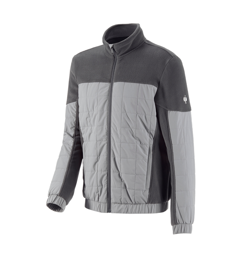 Work Jackets: Hybrid fleece jacket e.s.concrete + anthracite/pearlgrey 2