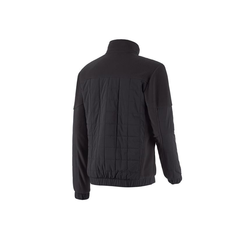 Work Jackets: Hybrid fleece jacket e.s.concrete + black 3