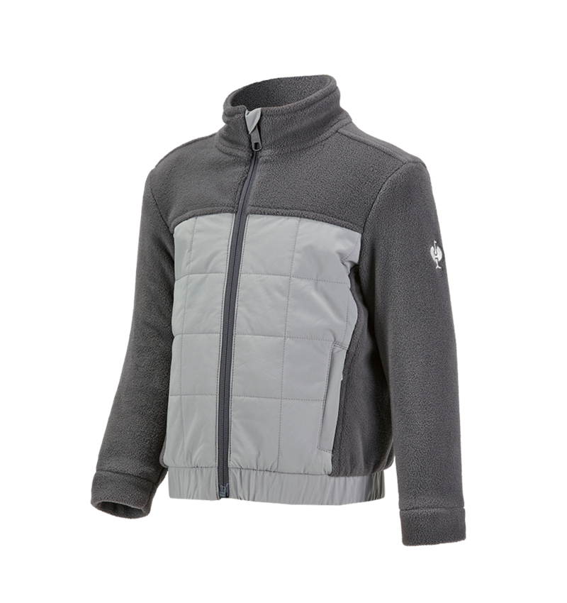 Jackets: Hybrid fleece jacket e.s.concrete, children's + anthracite/pearlgrey 2