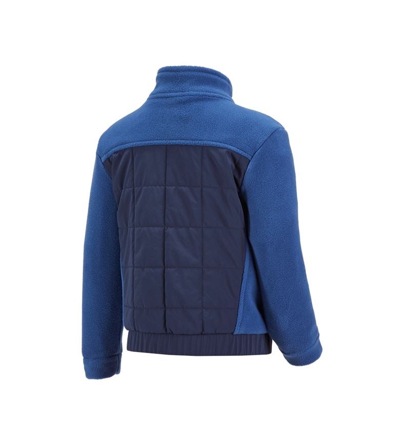Jackets: Hybrid fleece jacket e.s.concrete, children's + alkaliblue/deepblue 3