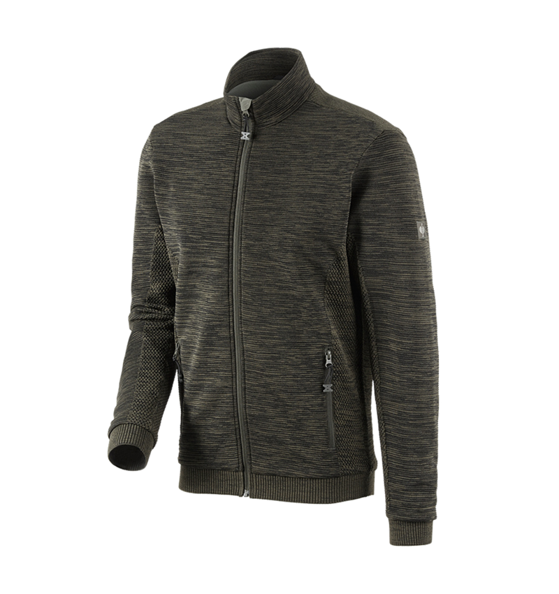 Work Jackets: Knitted jacket e.s.motion ten + disguisegreen 3