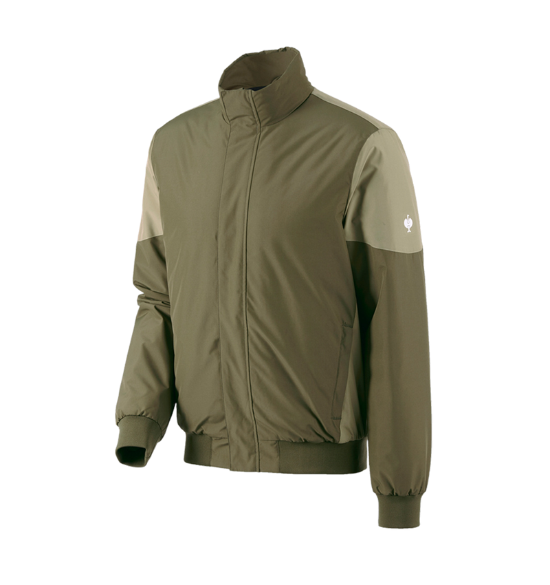 Topics: Pilot jacket e.s.concrete + mudgreen/stipagreen 3