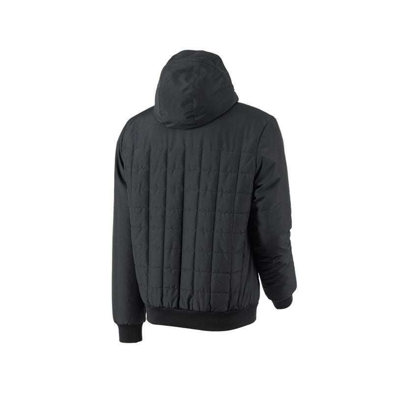 Work Jackets: Hooded pilot jacket e.s.concrete + black 3