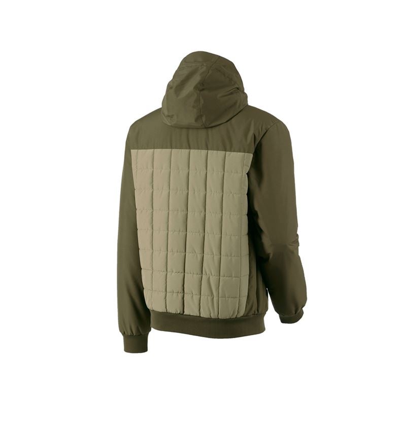 Topics: Hooded pilot jacket e.s.concrete + mudgreen/stipagreen 4