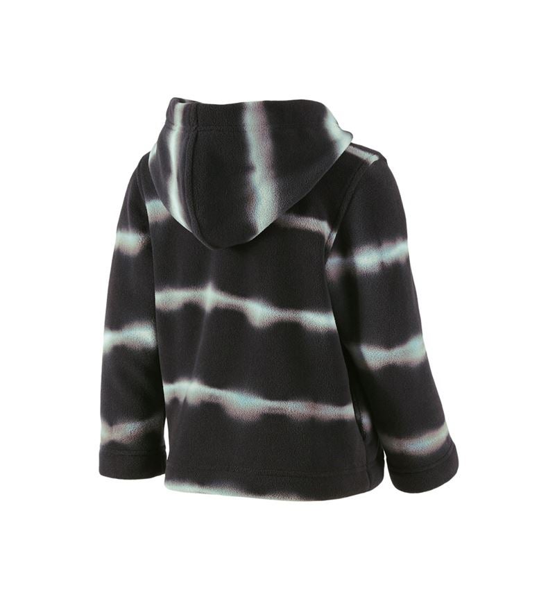 Jackets: Fleece hoody jacket tie-dye e.s.motion ten, child. + oxidblack/magneticgrey 3