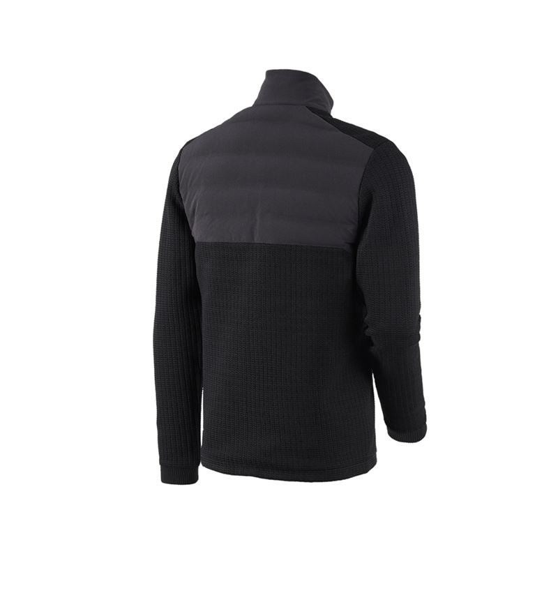Clothing: Hybrid knitted jacket e.s.trail + black 3
