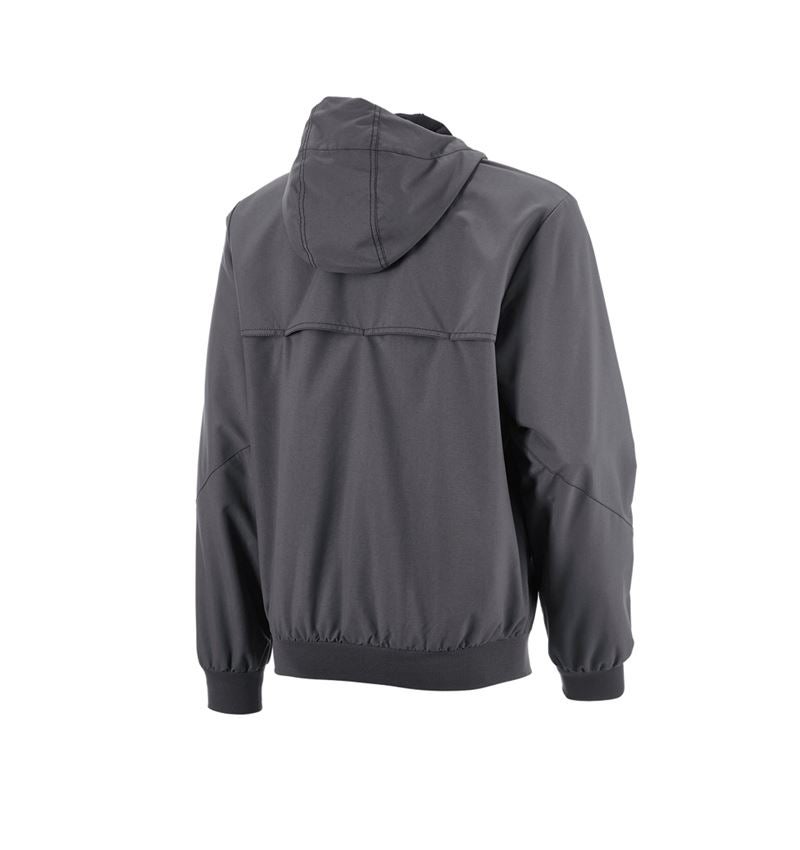 Clothing: Hooded jacket e.s.iconic + carbongrey 5
