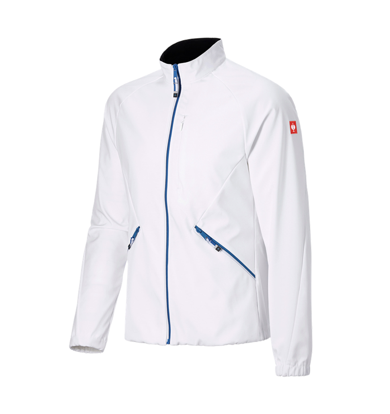 Vestes de travail: Veste Softshell e.s.ambition + blanc/bleu gentiane 6