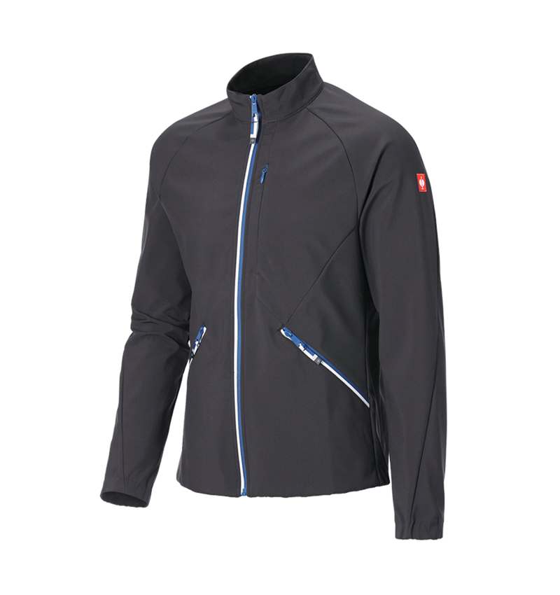 Topics: Softshell jacket e.s.ambition + graphite/gentianblue 5