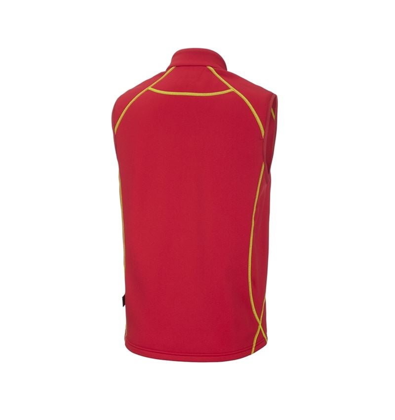 Work Body Warmer: Function bodywarmer thermo stretch e.s.motion 2020 + fiery red/high-vis yellow 3