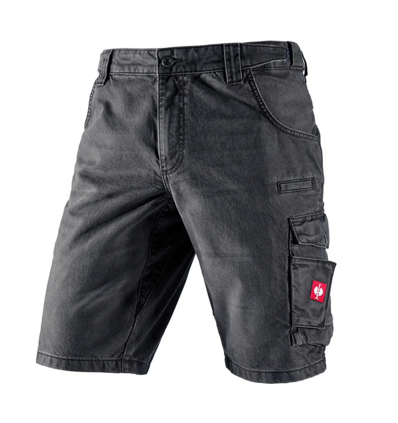 Work Trousers: e.s. Worker denim shorts + graphite