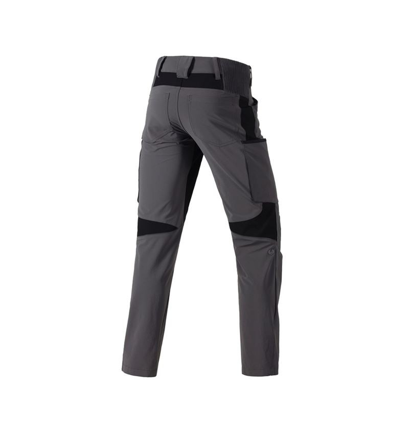Pantalons de travail: Pantalon Cargo e.s.vision stretch, hommes + anthracite 3