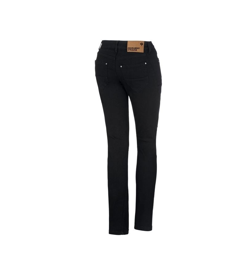 Pantalons de travail: e.s. Jeans à 7 poches, femmes + noir 4