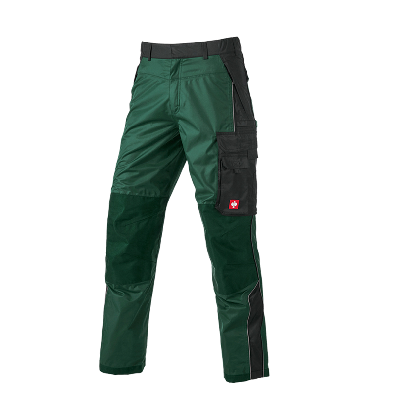 Work Trousers: Functional trousers e.s.prestige + green/black 2