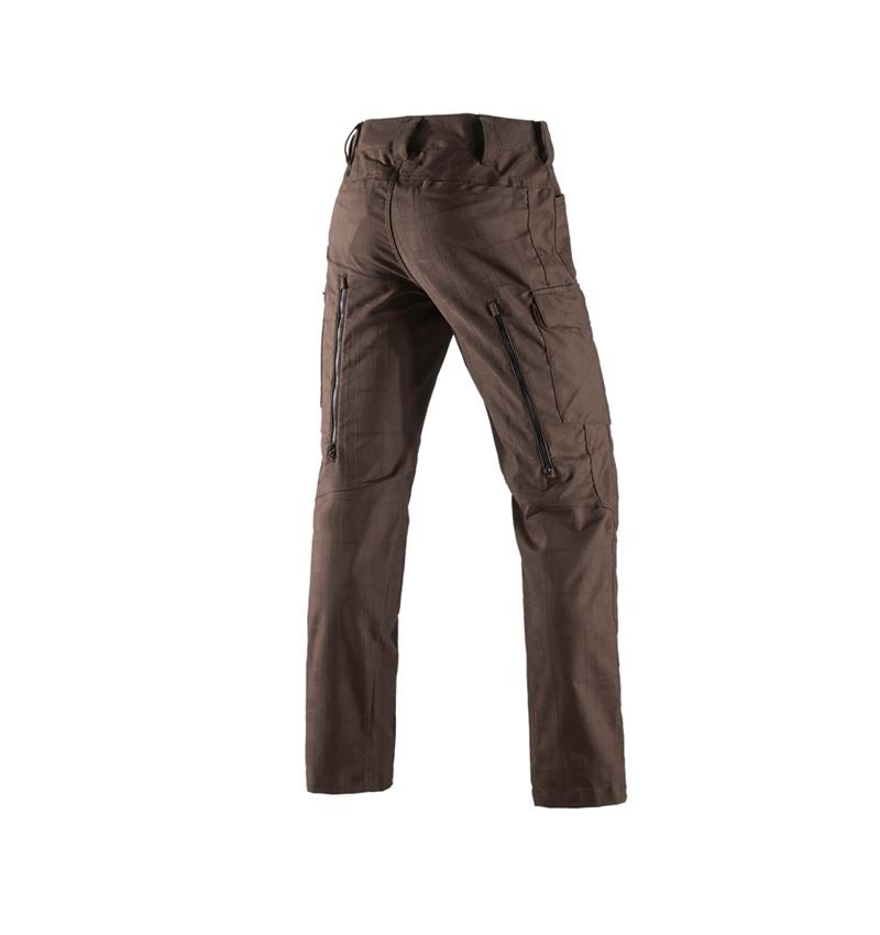 Work Trousers: e.s. Trousers pocket, men's + chestnut 1