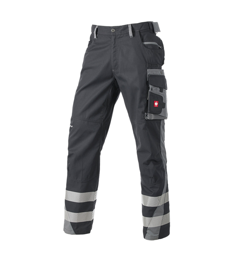 Work Trousers: Trousers Secure + graphite/cement