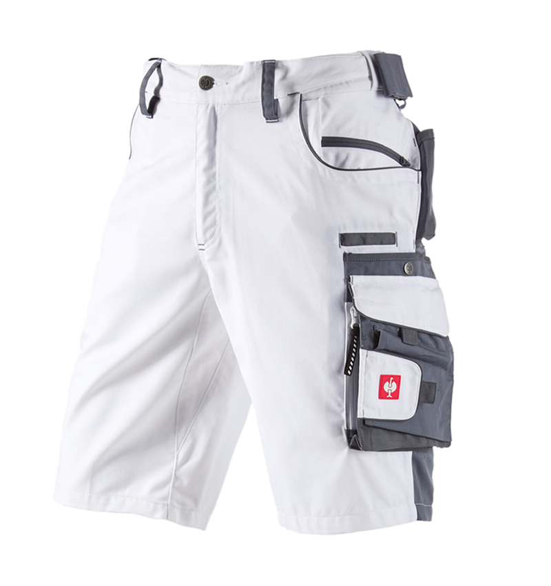 Work Trousers: Shorts e.s.motion + white/grey 2