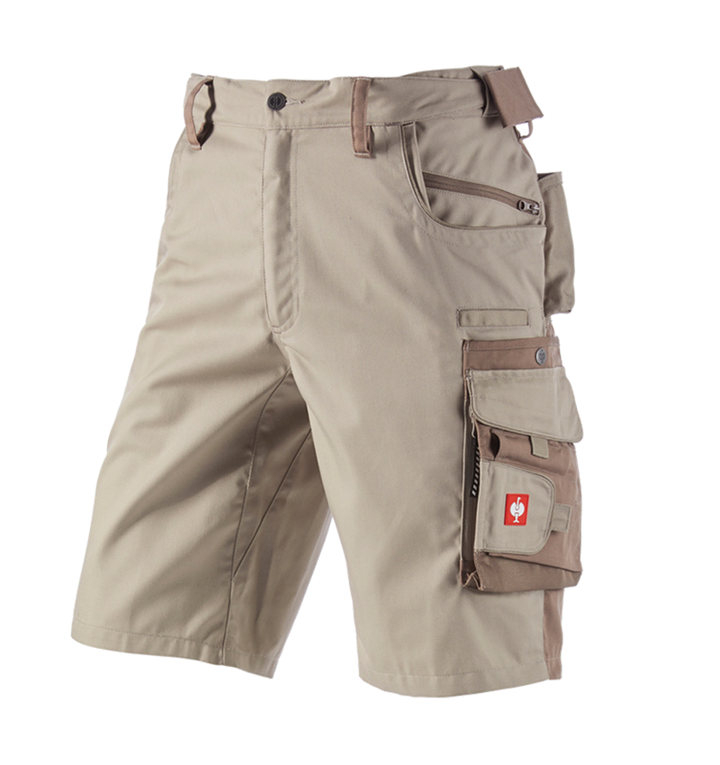 Work Trousers: Shorts e.s.motion + clay/peat 2