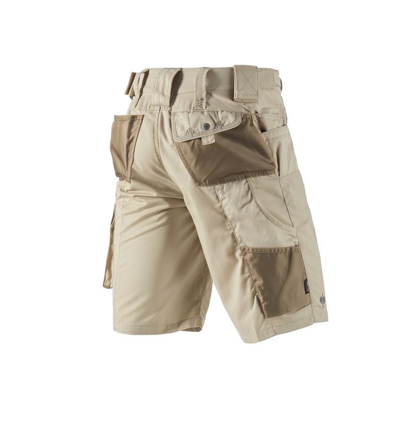 Pantalons de travail: Short e.s.motion d'été + sable/kaki/pierre 5