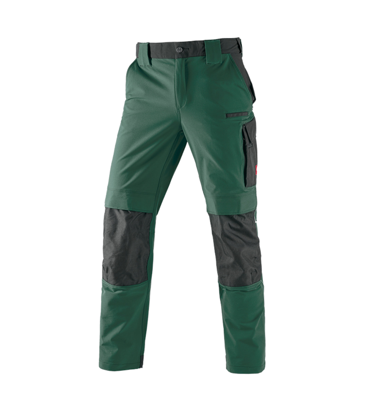 Menuisiers: Fonct. pantalon à taille élast. e.s.dynashield + vert/noir 2