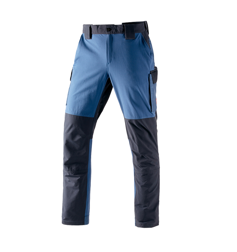 Pantalons de travail: Fonct. pantalon Cargo e.s.dynashield + cobalt/pacifique 1