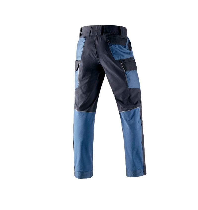 Pantalons de travail: Fonct. pantalon Cargo e.s.dynashield + cobalt/pacifique 2