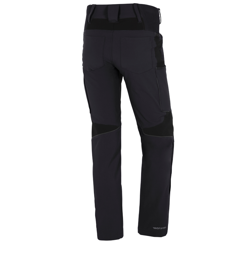 Cold: Winter cargo trousers e.s.vision stretch, men's + black 3