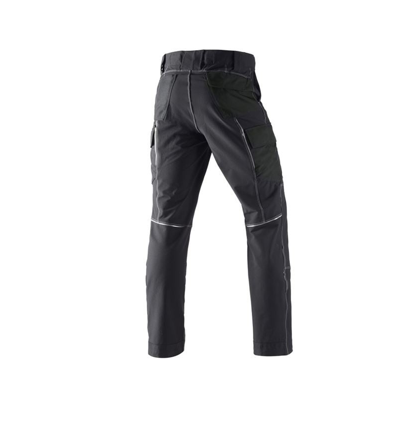 Froid: Fonctionnel pantalon cargo d’hiver e.s.dynashield + noir 1