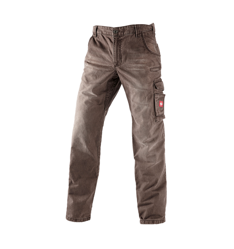 Installateur / Klempner: e.s. Worker-Jeans + kastanie