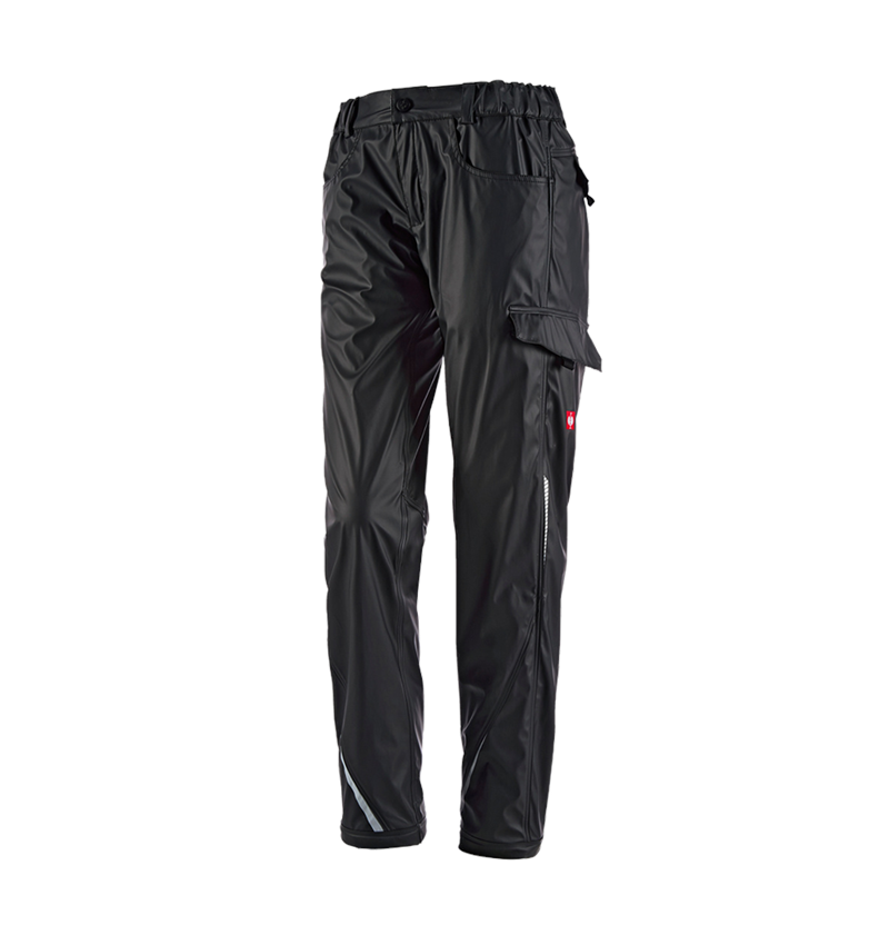 Pantalons de travail: Pantalon taille pluie e.s.motion 2020 superflex, f + noir/platine 1