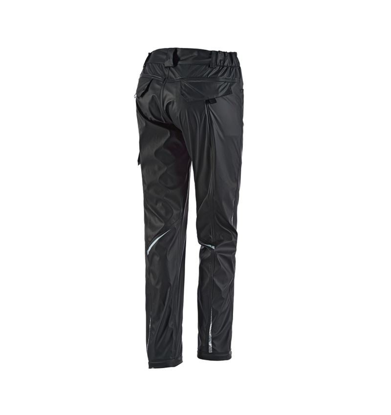 Pantalons de travail: Pantalon taille pluie e.s.motion 2020 superflex, f + noir/platine 2