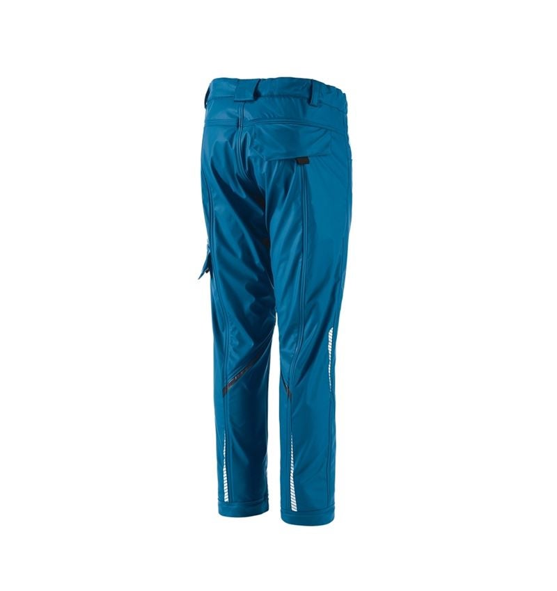 Trousers: Rain trousers e.s.motion 2020 superflex,children's + atoll/navy 2