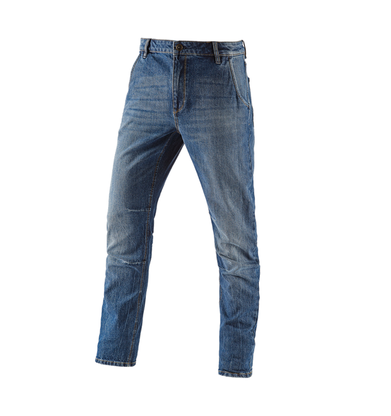 Work Trousers: e.s. 5-pocket jeans POWERdenim + stonewashed 2