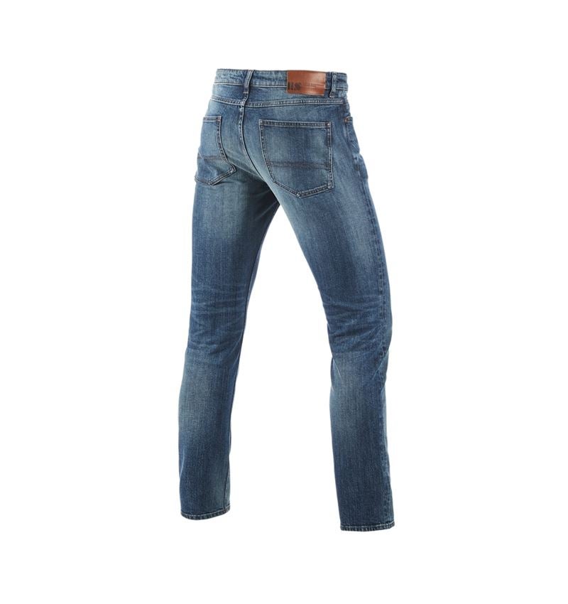 Pantalons de travail: e.s. Jeans stretch à 5 poches, slim + mediumwashed 3