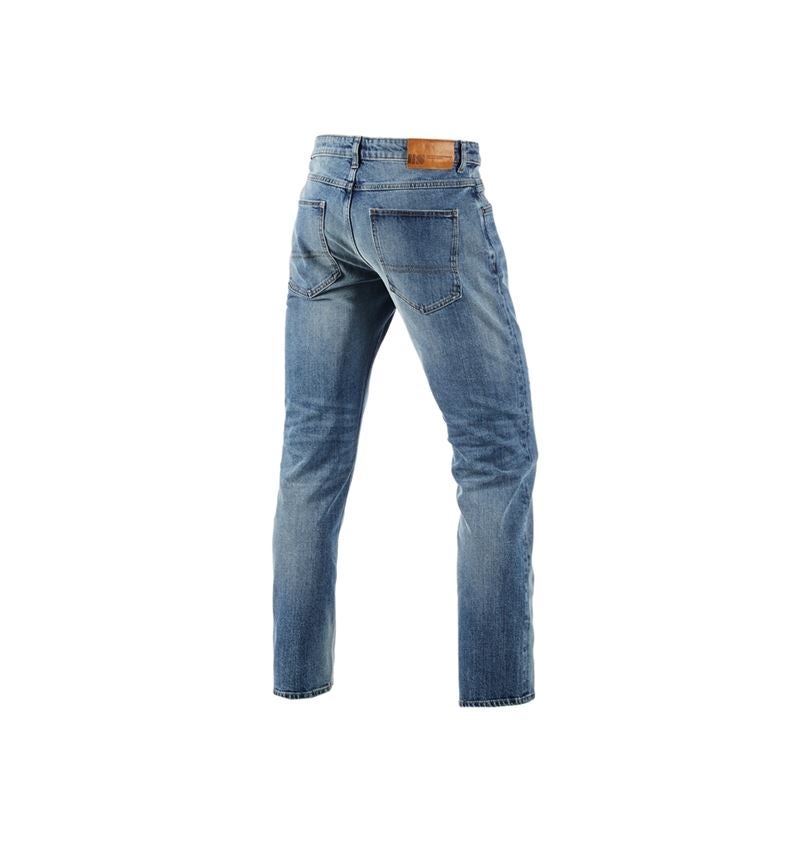 Thèmes: e.s. Jeans stretch à 5 poches, straight + stonewashed 5