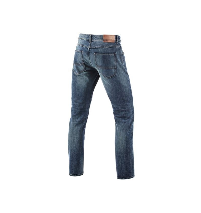Hosen: e.s. 5-Pocket-Stretch-Jeans, straight + mediumwashed 8