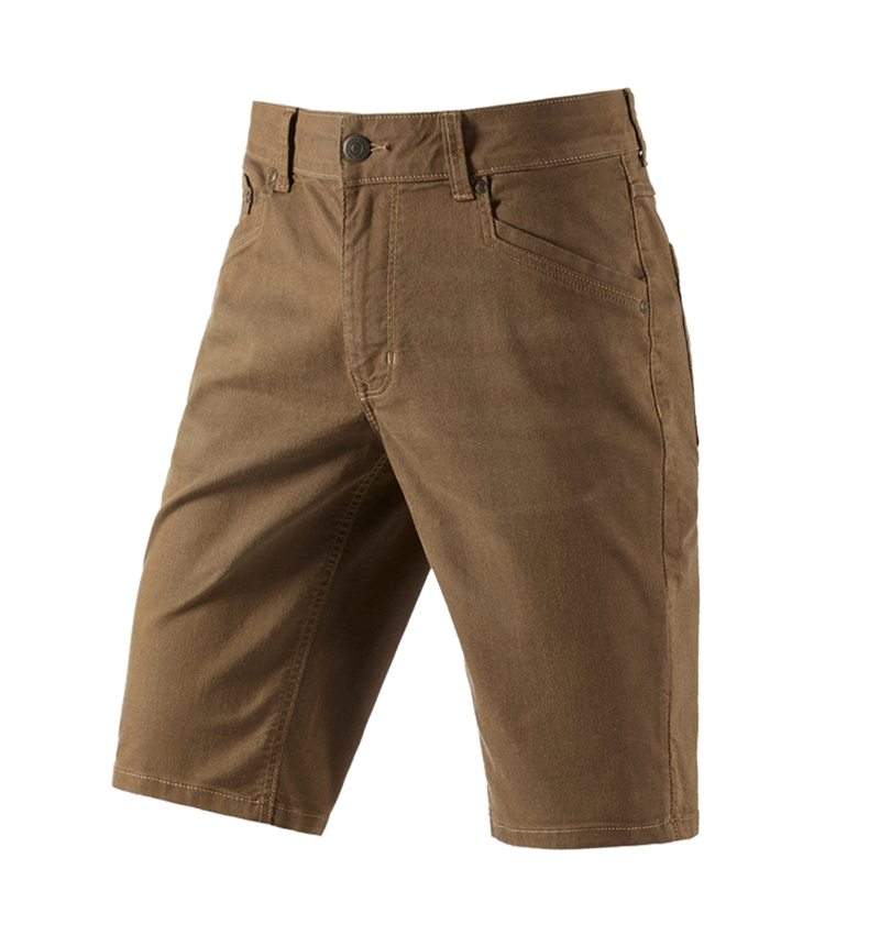 Work Trousers: 5-pocket shorts e.s.vintage + sepia