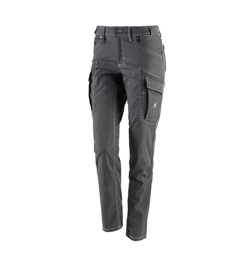 Work Trousers: Cargo trousers e.s.vintage, ladies' + pewter