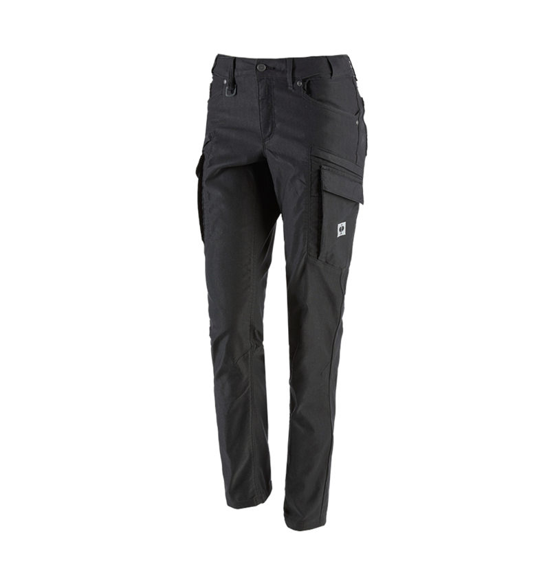 Pantalons de travail: Pantalon Cargo e.s.vintage, femmes + noir 2