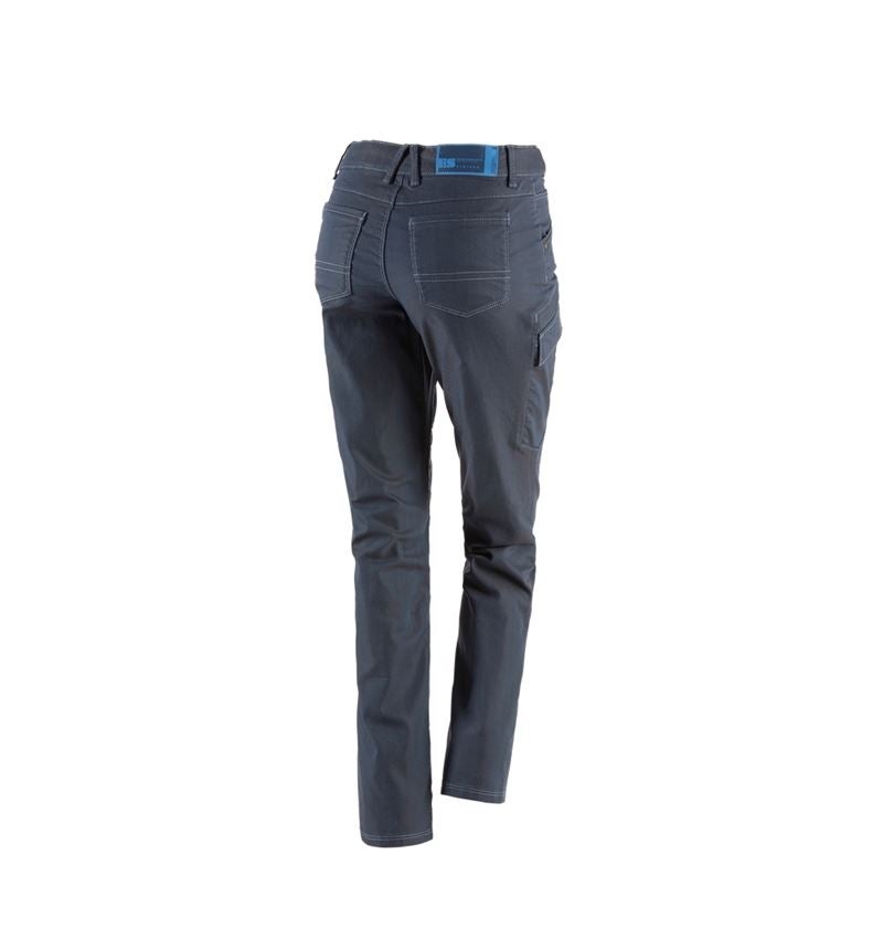 Pantalons de travail: Pantalon Cargo e.s.vintage, femmes + bleu arctique 3