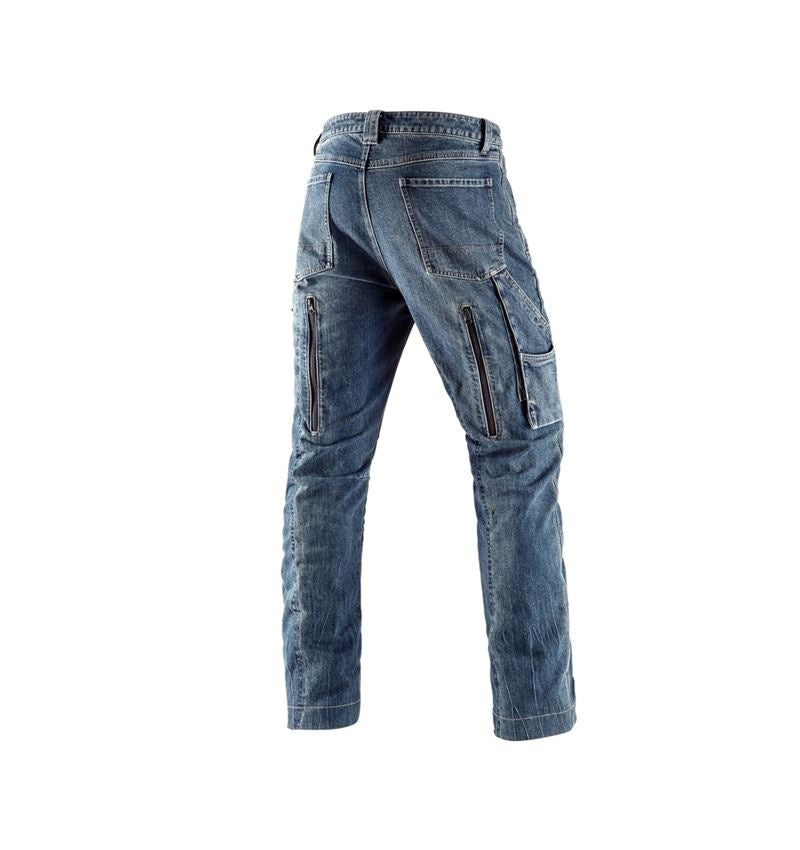 Hosen: e.s. Forst-Schnittschutz Jeans + stonewashed 3