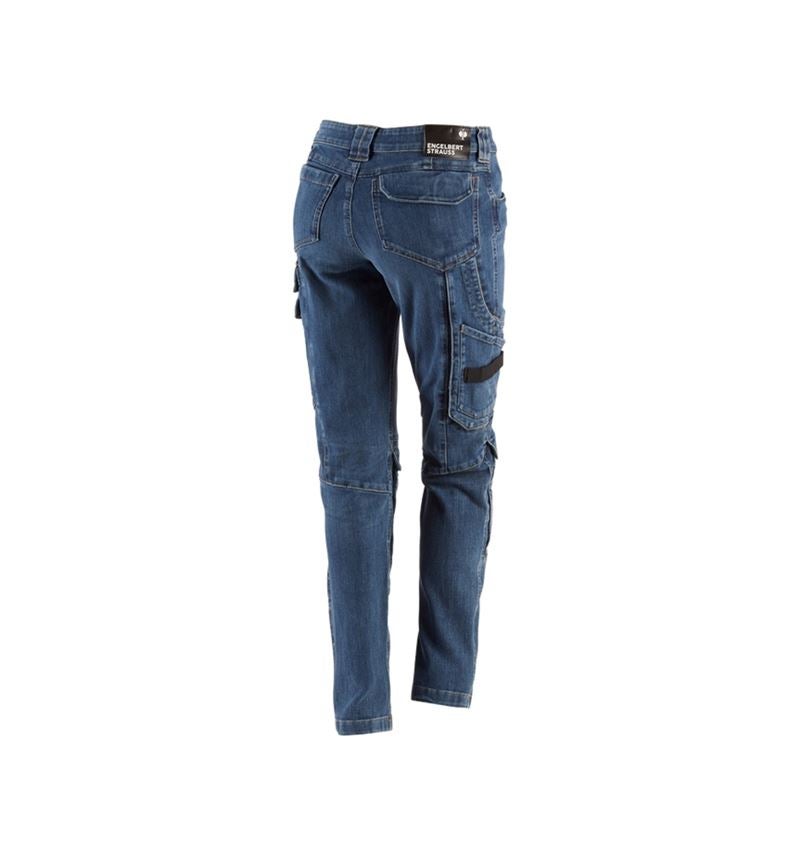 Hosen: Cargo Worker-Jeans e.s.concrete, Damen + stonewashed 3