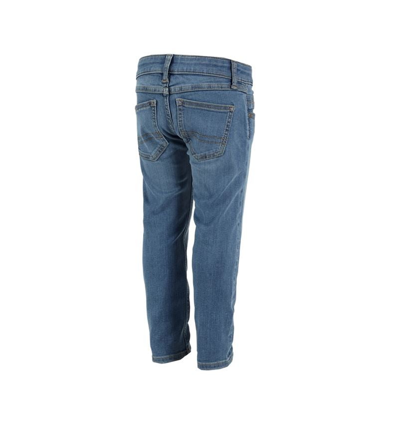 Trousers: e.s. 5-pocket stretch jeans, children's + stonewashed 3
