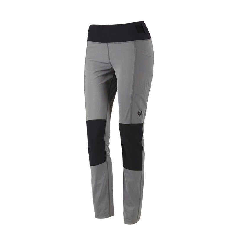 Pantalons de travail: Collant fonctionnel e.s.trail, femmes + gris basalte/noir 2