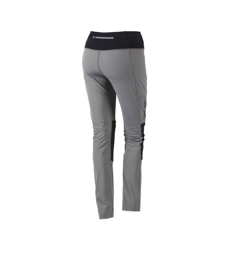 Pantalons de travail: Collant fonctionnel e.s.trail, femmes + gris basalte/noir 3
