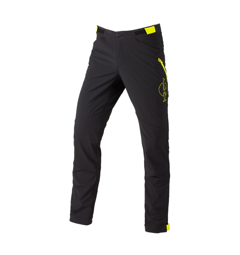 Work Trousers: Functional trousers e.s.trail + black/acid yellow 3