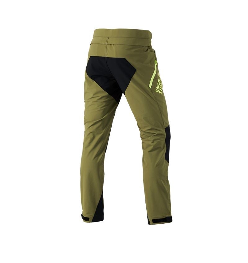 Work Trousers: Functional trousers e.s.trail + junipergreen/limegreen 3
