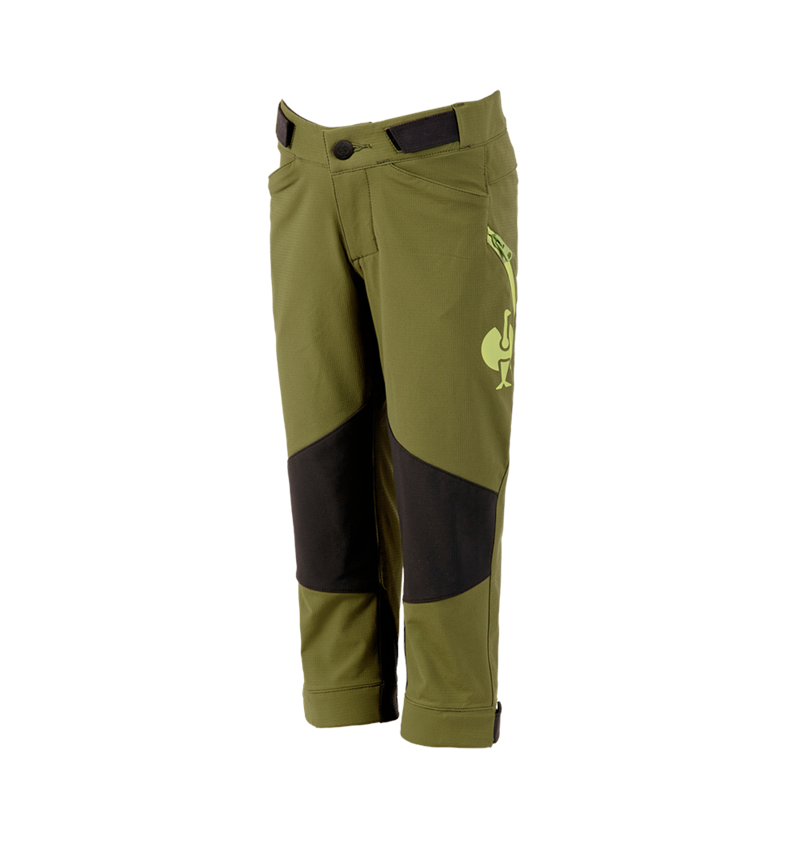 Trousers: Functional trousers e.s.trail, children's + junipergreen/limegreen 2